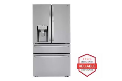 Picture of 30 cu. ft. 4-Door French Door Refrigerator, Door-In-Door, Full-Convert Drawer, Craft Ice in PrintProof Stainless Steel