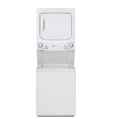 Picture of GE Unitized Spacemaker® ENERGY STAR® 3.9 cu. ft. Capacity Washer with Stainless Steel Basket and 5.9 cu. ft. Capacity Electric Dryer