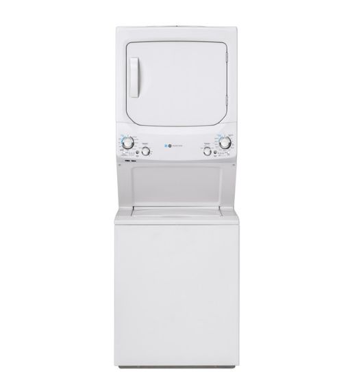 Picture of GE Unitized Spacemaker® ENERGY STAR® 3.9 cu. ft. Capacity Washer with Stainless Steel Basket and 5.9 cu. ft. Capacity Electric Dryer