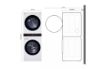 Picture of Single Unit Front Load LG WashTower™ with Center Control™ 4.5 cu. ft. Washer and 7.4 cu. ft. Electric Dryer