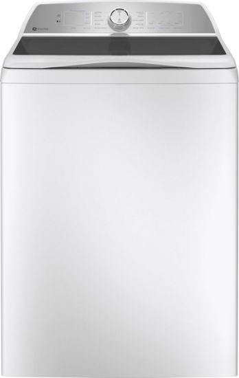 Picture of GE Profile - 5.0 Cu Ft High Efficiency Smart Top Load Washer with Smarter Wash Technology, Easier Reach & Microban Technology - White