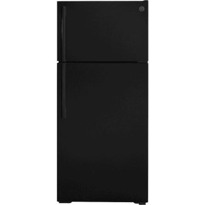 Picture of GE - 16.6 Cu. Ft. Top-Freezer Refrigerator - Black