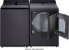 Picture of LG - 7.3 Cu. Ft. Smart Electric Dryer with EasyLoad Door - Matte Black