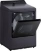 Picture of LG - 7.3 Cu. Ft. Smart Electric Dryer with EasyLoad Door - Matte Black