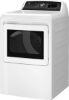 Picture of GE - 7.4 Cu. Ft. Front Load Electric Dryer with Sensor Dry - White with Matte Black